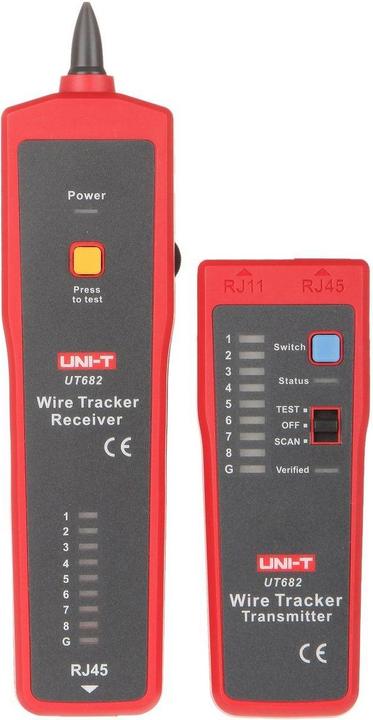Produktbild Uni-T WIRE PAIR DETECTOR WITH CABLE TESTER RJ-45 UT-682