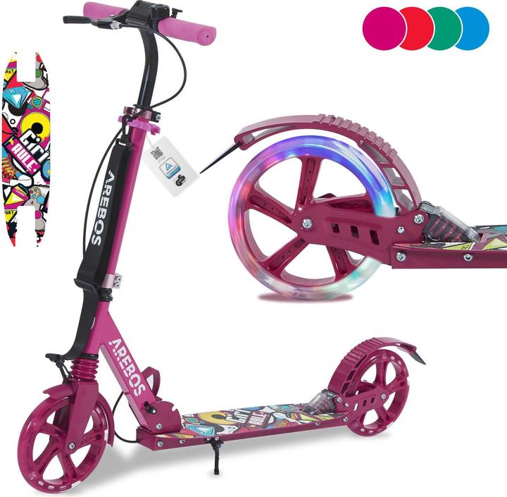 Actual product image Arebos Pedal scooter