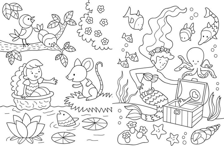 Actual product image Painting with tracing paper: In the magic land