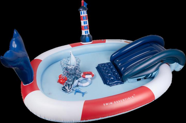 Swim Essentials Avonturenbad Rood Witte Walvis
