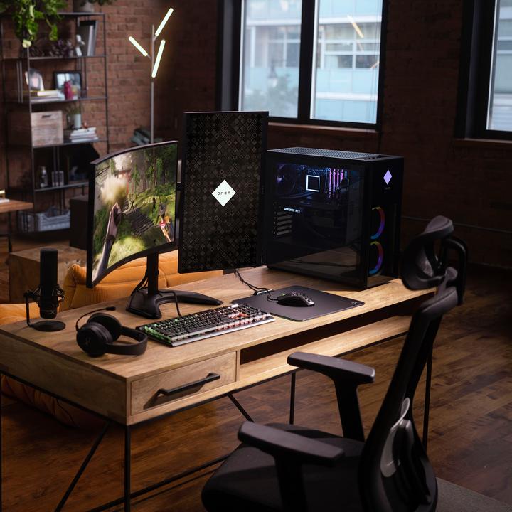 Image du produit HP Omen 40L GT21-0430nz RTX 3060 Ti (AMD Ryzen 5 5600G, 16 Go, 1000 Go, GeForce RTX 3060 Ti)