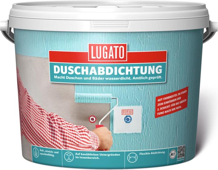 Produktbild Lugato Duschabdichtung (15 kg, Mintgrün, Blau)