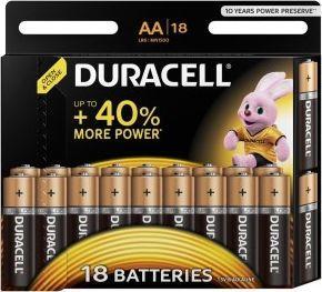 Immagine prodotto Duracell Batteria alcalina AAA/LR03 18 pezzi - Batteria (18 pz., AAA)