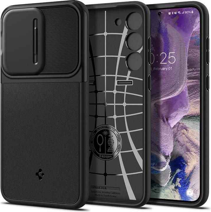 Spigen Optik Armor Case for S911B Samsung Galaxy S23 - black (Samsung Galaxy S23)
