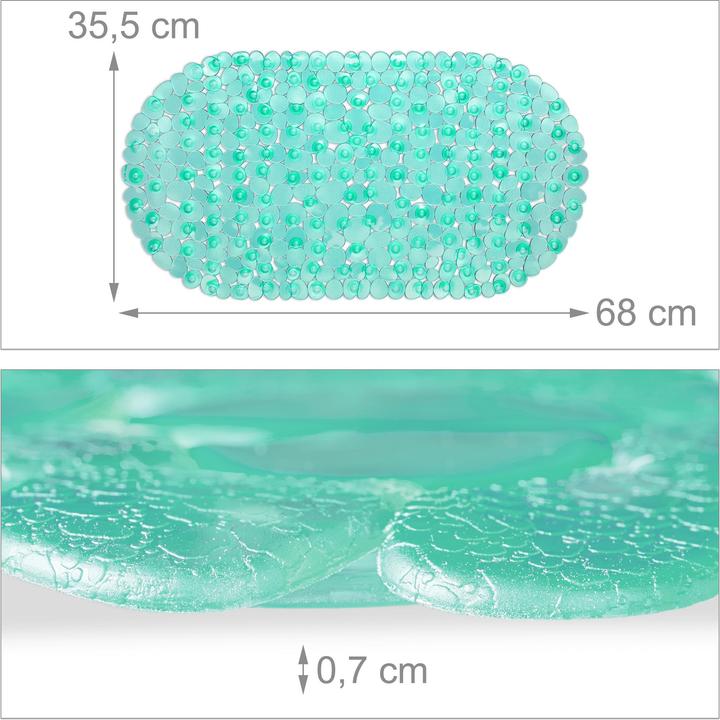 Produktbild Relaxdays Badewannenmatte (68 x 35.5 x 0.7 cm)