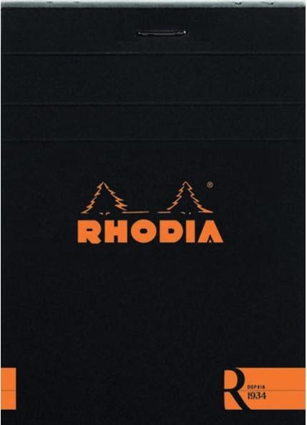 Actual product image Rhodia Basics (C7, Plain, Soft cover)