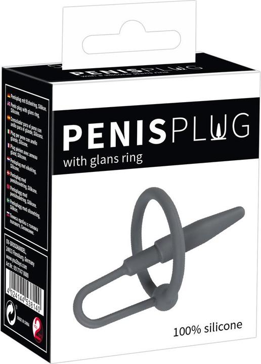Actual product image You2Toys Penis plug with glans ring