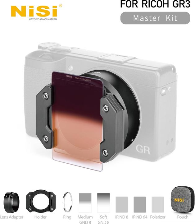 Produktbild Nisi Master Kit für RICOH GR III (49 mm, ND- / Graufilter, 49 mm)