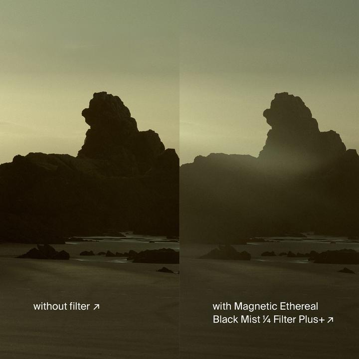 Actual product image Urth 39mm Magnetic Ethereal 1/4 Black Mist Lens Filter (Plus+) (Magnet filter holder, 39 mm)