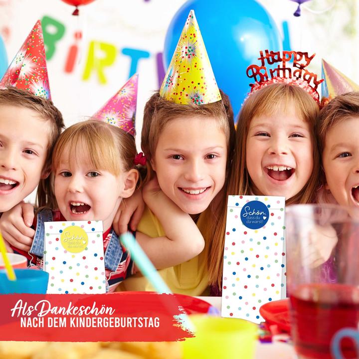 Immagine prodotto Papierdrachen 24 Sacchetti di compleanno - Coriandoli
