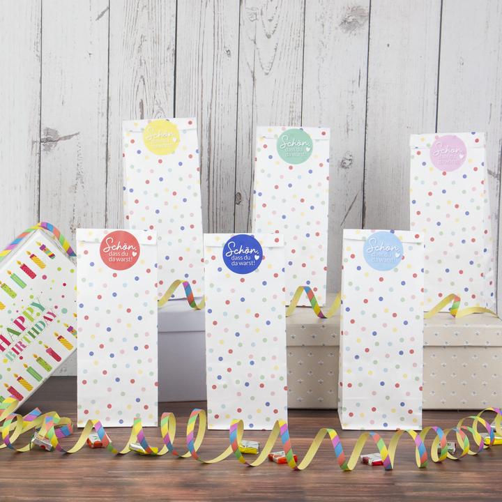 Immagine prodotto Papierdrachen 24 Sacchetti di compleanno - Coriandoli