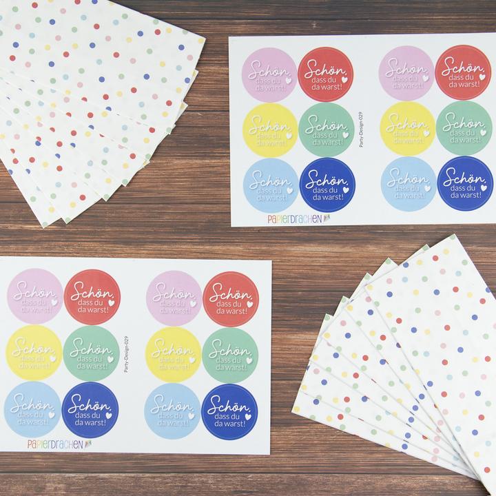 Immagine prodotto Papierdrachen 24 Sacchetti di compleanno - Coriandoli