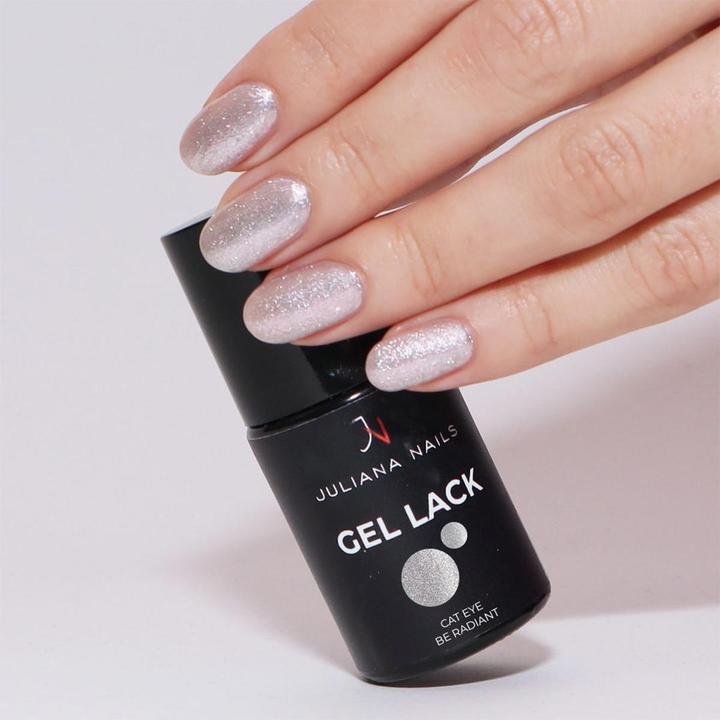 Immagine prodotto Juliana Nails Gel Lack Cat Eye Be Radiant (Occhi di gatto Be Radiant, Smalto per unghie effetto gel)