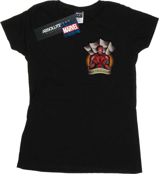 Produktbild SpiderMan Tattoo Breast Print TShirt (L)