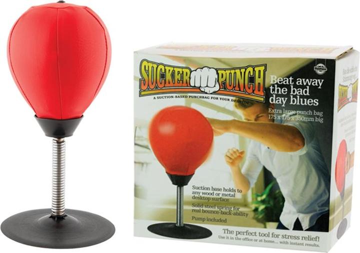 Immagine prodotto Geschenkidee Sacco da boxe antistress da tavolo (17.50 cm)
