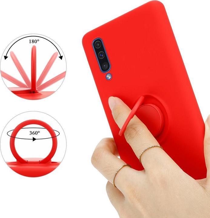 Image du produit Cadorabo TPU Liquid Ring Silicone Case Cover (Samsung Galaxy A30s, Samsung Galaxy A50s)