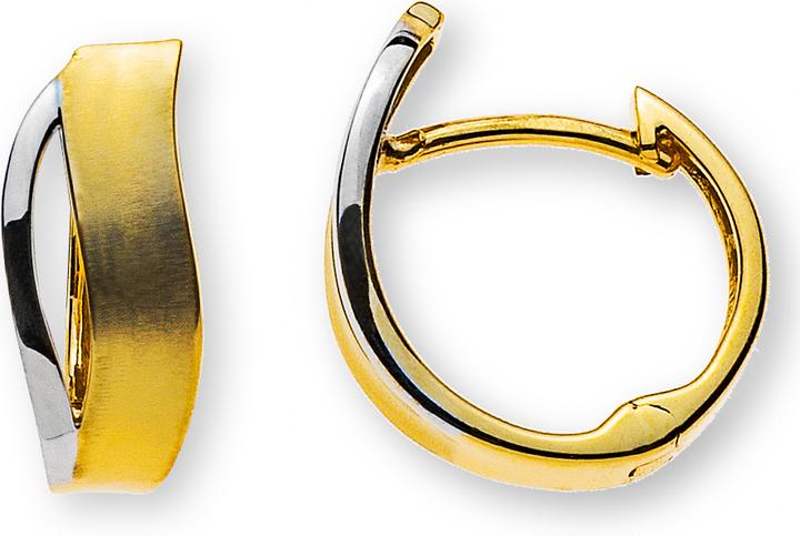 Muau Ohrstecker (Weissgold 750 Saphir 0.42ct. Brillanten 0.10ct)