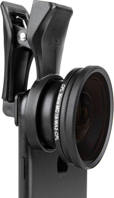 Actual product image Sirui Smartphone lens 18-WA set + polarizing filter in case