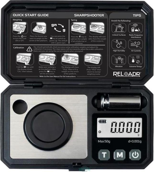 Produktbild OnBalance On Balance Sharpshooter Reloading Scalte Kit 50 x 0.001g