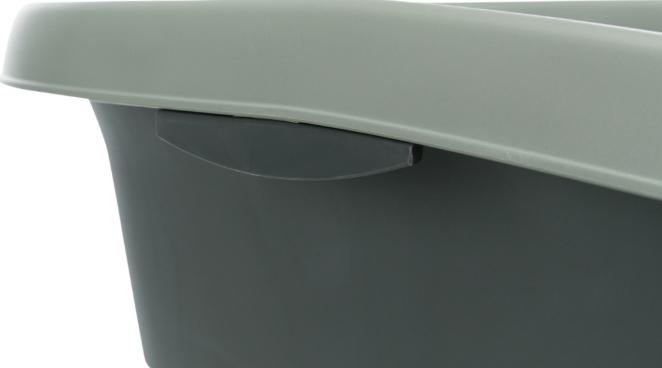 Actual product image Trixie Cat litter tray Be Eco Carlo, with rim (Cat litter tray open)