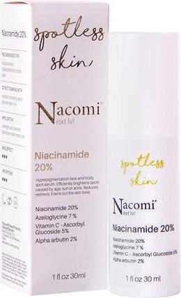 Actual product image Nacomi Next Level Niacinnamide 20% brightening face serum to reduce discoloration 30ml (30 ml)