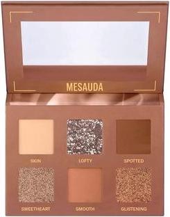 Actual product image Mesauda Bare Harmony 206 Timeless Nude Eyeshadow Palette (206 Timeless Nude)