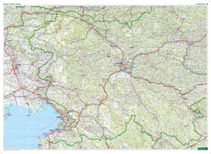 Produktbild Slowenien, Strassen- und Freizeitkarte 1:150.000, freytag & berndt