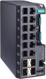 Produktbild Moxa EDS-4012-4GC-LV - Verwalteter Gigabit-Ethernet-Switch mit 8 10/100BaseT(X)-Ports (8 Ports)