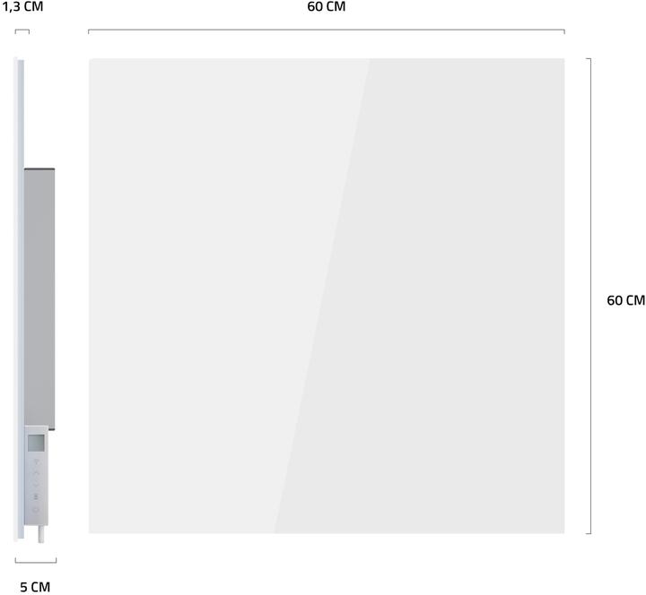 Actual product image Hombli Smart IR Glass Heatpanel 400w (400 W)