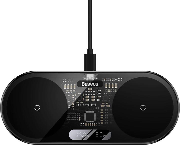 Produktbild Baseus Digital LED Display 2in1 Wireless Charger (20 W)