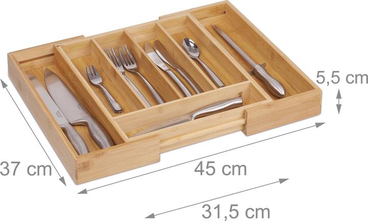 Actual product image Relaxdays Cutlery tray