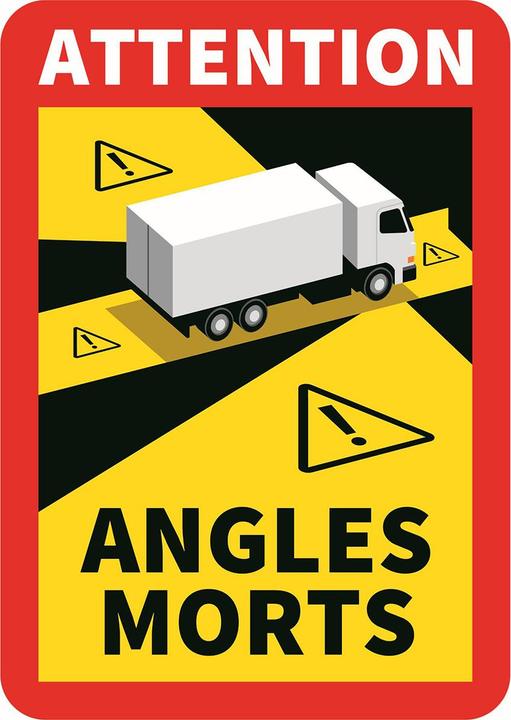 Image du produit Brady Signalisation de point aveugle pour les camions