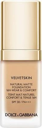 Actual product image Dolce & Gabbana Velvetskin Matte Liquid Foundation 390 With Spf 30, 30 Ml (390)