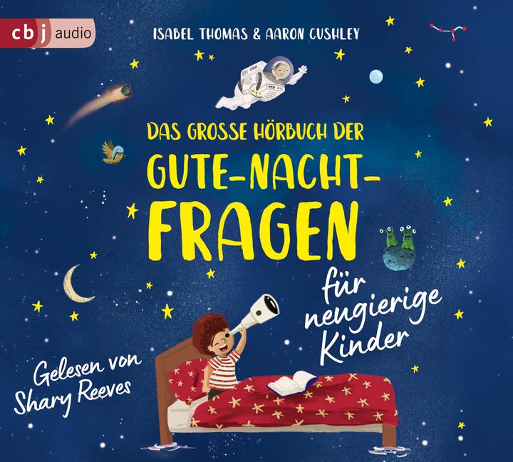 Immagine prodotto Il grande audiolibro delle domande della buonanotte per bambini curiosi (Isabel Thomas, Antje Kuhlmeier, Shary Reeves, Malin Riegner, Finja Riegner, Jesse Schwantes, Tedesco)