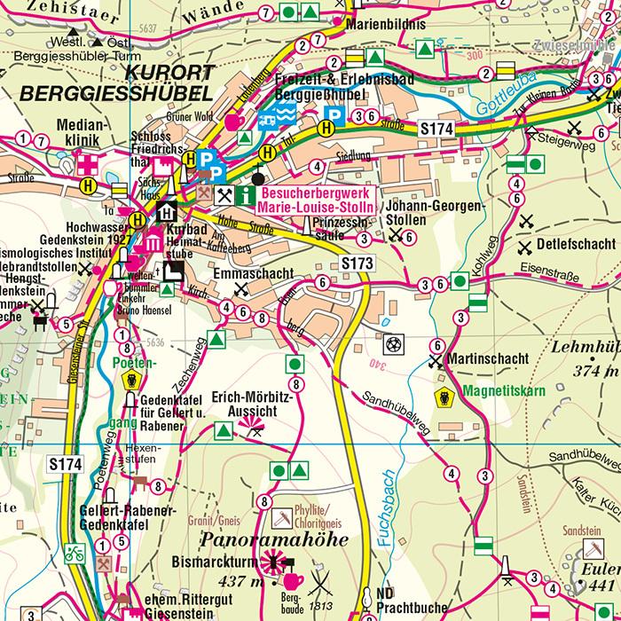 Produktbild Bad Gottleuba-Berggiehbel und Umgebung 1 : 20 000