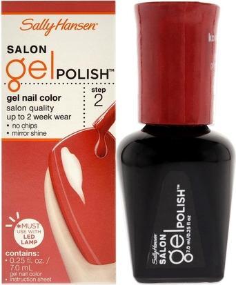 Immagine prodotto Sally Hansen Salon Gel Polish Gel Nail Color (225 Kook A Mango, Smalto per unghie effetto gel)