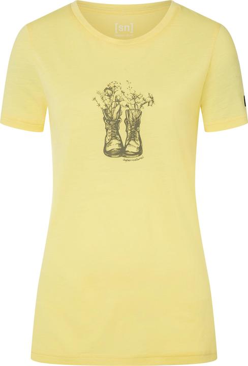 Actual product image Super Natural Women's Flower Boots Tee (XL)