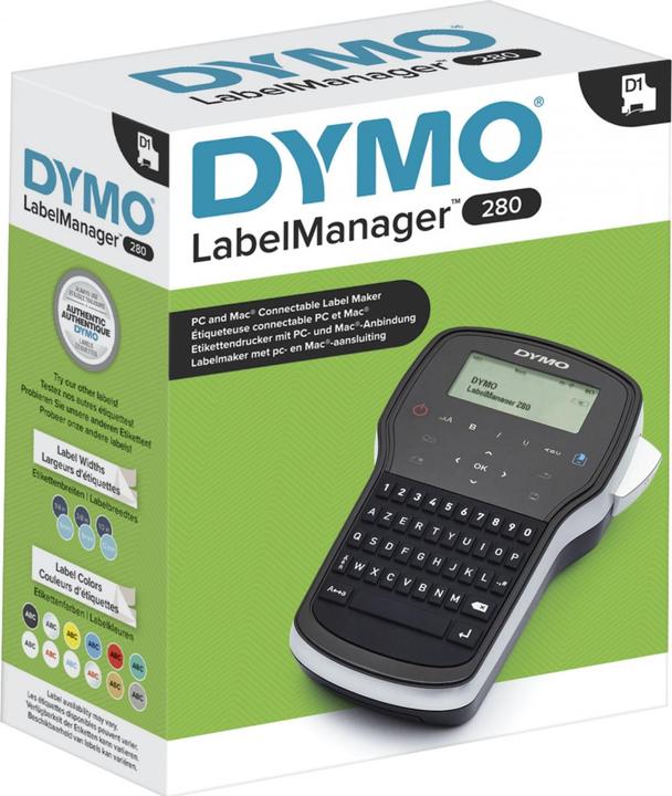 Actual product image Dymo LabelManager 280 AZERTY EU Plug