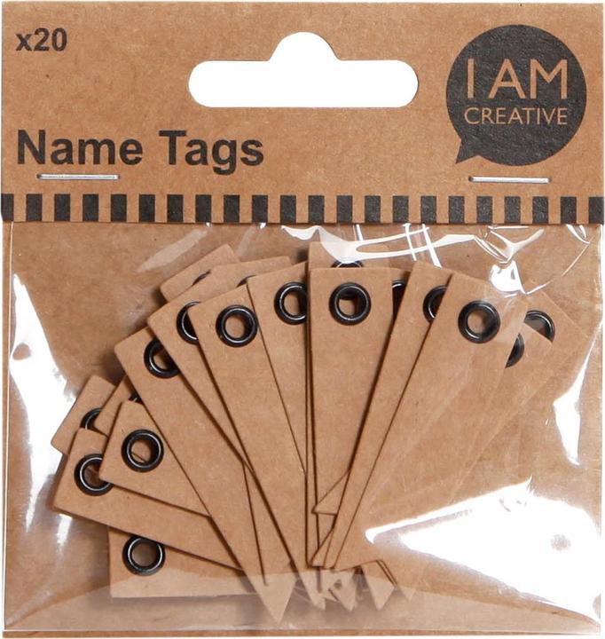 Image du produit I Am Creative Porte-nom (Décoration pour cadeau, 20 x)
