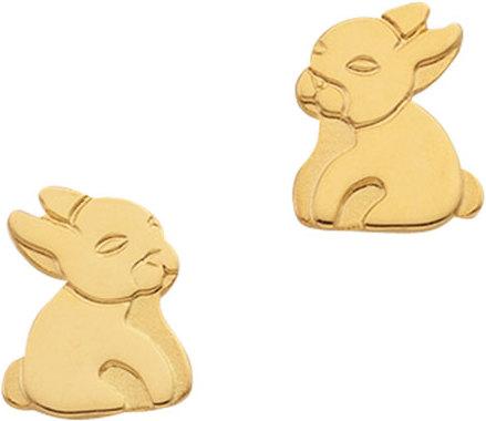Muau Ohrstecker (Gelbgold)