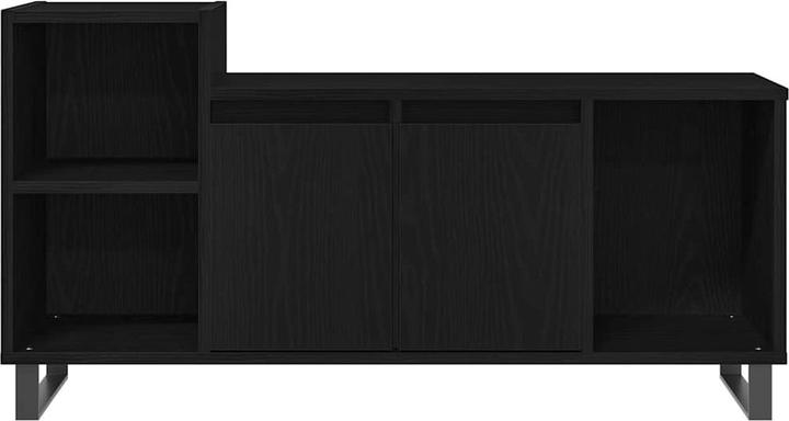 Immagine prodotto VidaXL Panchina TV in rovere nero 100x35x55 cm Materiale (35 x 35 x 55 cm)