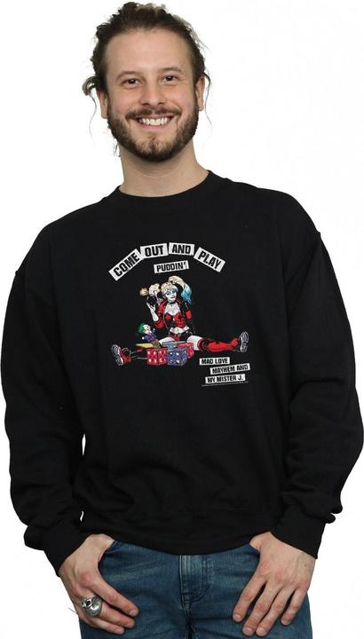 Produktbild Harley Quinn kommen heraus und spielen Baumwolle Sweatshirt (L)
