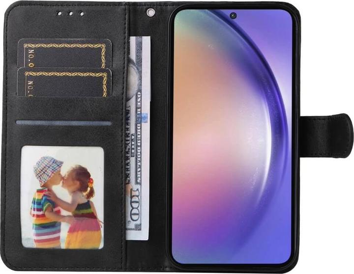 Produktbild Cover-Discount Galaxy A55 - Premium Handyhülle Etui schwarz (Samsung Galaxy A55)