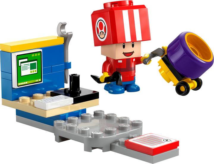 Produktbild Super Mario Kart -Toad (Boxencrew) (Polybag) (30702, LEGO Super Mario, LEGO DC)
