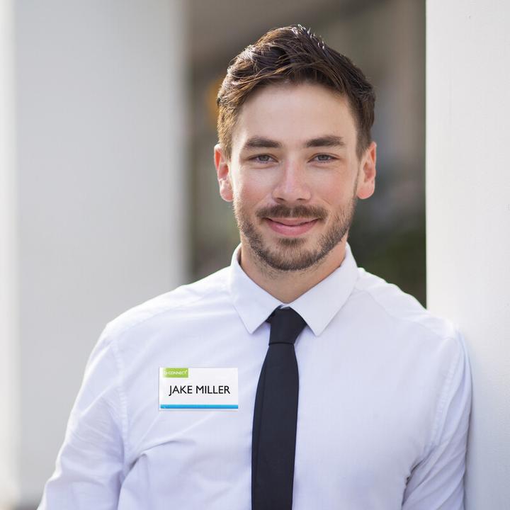 Produktbild Q-Connect Namensschilder mit Magnet