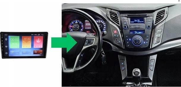 Actual product image No Name RADIO GPS NAVIGATION HYUNDAI I40 2011-2017 ANDROID (9")