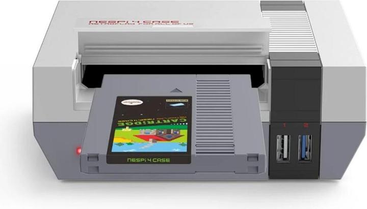 Immagine prodotto Retroflag RPI4 NESPI CASE - Custodia per Raspberry Pi 4 NES design grigio