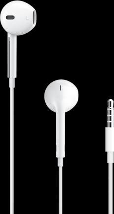 Produktbild Apple EarPods with Remote and Mic (3.5mm Klinke) (ANC, Kabelgebunden)