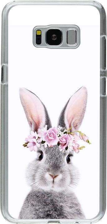 Produktbild PhoneLook Hülle transparent Easter 2023 flower bunny (Samsung Galaxy S8+)