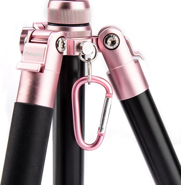 Actual product image Fotopro Free 1 Aluminium Tripod Pink/Black (Metal)